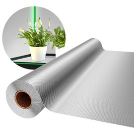 VIVOSUN 6 Mil Mylar Film Roll, 4 ft. x 100 ft. Diamond Film Foil Roll, Heavy-Duty Reflective Film for Grow Tent, Warm House, and Grow Room (100 ft.)