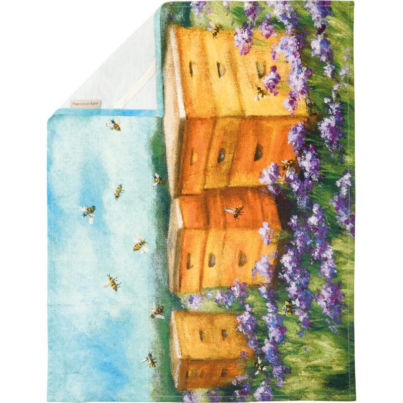 Primitives by Kathy Bee Hives Kitchen Towel