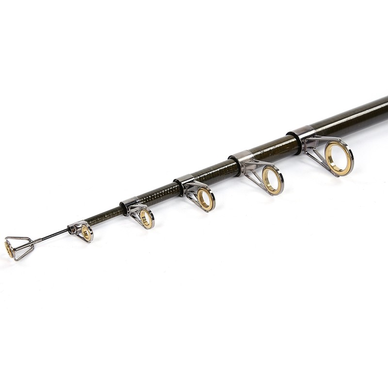 Protable Ultralight Carbon Fiber Fishing Rod Telescopic Sea Pole Tackle