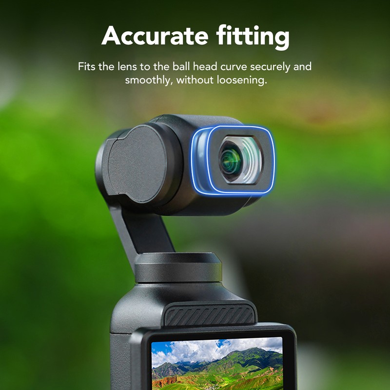 Wide Angle Lens for Osmo Pocket 3 HD Optical Glass