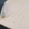 36 Piece Alphabet & Numbers Leather Stamp Set