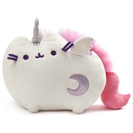 GUND Pusheen Super Pusheenicorn Unicorn Sound and Lights - Peluche de Gato de Peluche, Blanco, 17 Pulgadas