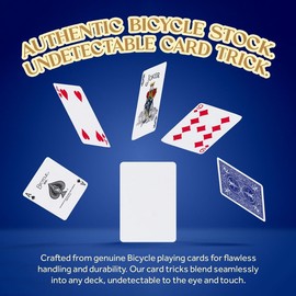 Hat Trick Magic Card Illusions for Beginner to Professional Wizards - Appearing, Teleporting, Transforming Miracles (Blue Svengali Decks (2 Pack) and Standard Deck)