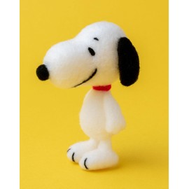 Hamanaka Wool Felt Kit, Needle Felt, SNOOPY Series, Snoopy Size, Approx. Length 4.3 x Width 2.2 inches (11 cm) x Width 2.2 inches (5.5 cm), H468-000-123