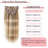 Clip in Hair Extensions Real Human Hair Clip in Extensions