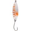 FTM Spoon Hammer UV Blinker 2.4 g - White/Orange/Black Trout
