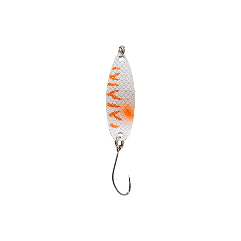 FTM Spoon Hammer UV Blinker 2.4 g - White/Orange/Black Trout