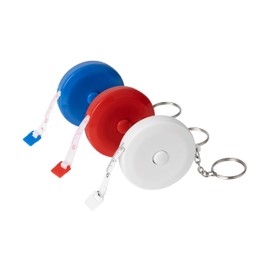 Tailor's tape measure, 3 pieces, universal measuring tape with 150 cm / 60" total length, scale with CM and inch scaling, sizing of clothing, body fat, roll sizing rope, body shape check