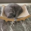 Wooden Cat Scratching Pad with Sisal Surface – Detachable Scratcher