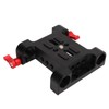 1/4in Camera Mounting Base Plate Aluminum Alloy 15mm Diameter DSLR