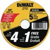 DEWALT DEWALT 4-1/2 Inch Cut-Off Wheel, Angle Grinder Cutting Disc,