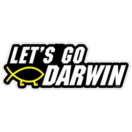 Lets Go Darwin Sticker