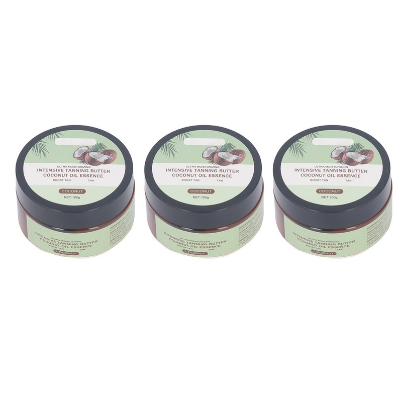 3pcs Tanning Lotion Accelerator Moisturizing Sunless for Bronze Brown Skin