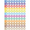 immi Weekly Planner Stickers 288 Pieces Organiser Stickers 9 mm