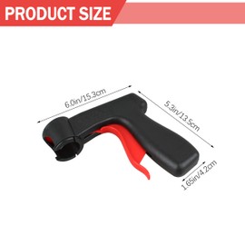 Spray Paint Can Gun,Instantly Convert Spray Cans Into Spray Guns - Universal Compatible for Can-Gun1 Spray Trigger Handle,Fits Black Spray Paint, Adhesives,Lubricants(2 PCS)