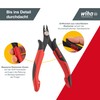 Wiha 26813 Z40112803 Electronic Side Cutters with Wire Retention Clip