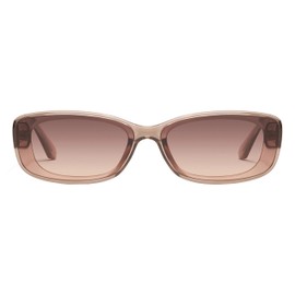 Quay - Women's Sunglasses, Square Lenses with UV Protection (Vibe Check, Doe/Brown Fawn)