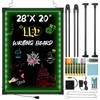 LED Message Board, 28"x20" Flashing Neon Effect & Remote Control,