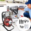 11 Pcs Drain Cleaner Head Set, Metal Pipe Snake for