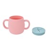 Silicone Toddler Cup Drop Proof Portable Baby Training Cup with