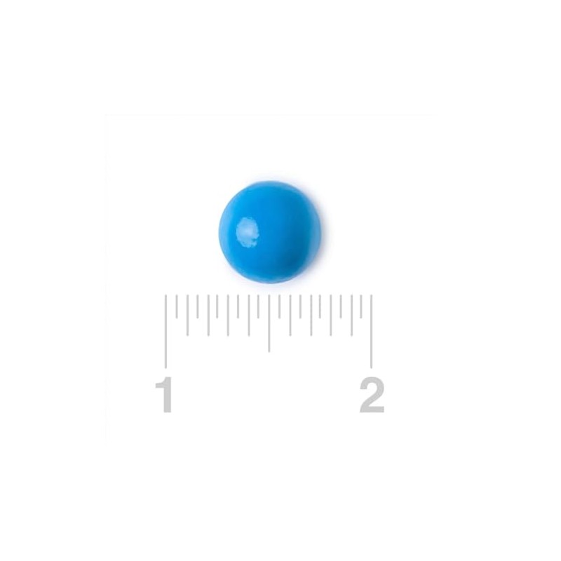 Bayside Candy 1" Large Gumballs - Caribbean Blue Gumballs –