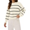 ZAFUL Womens Sweater Long Sleeve Crewneck Soft Basic Knit 2025