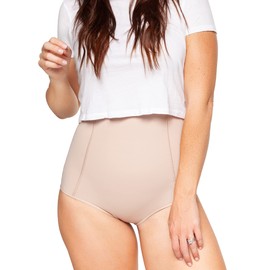 Belly Bandit Postpartum Sculpting Girdle - Postpartum Belly Band to Support & Compress your Belly, Waist & Hips - Waist Corset for Core & Back Support - Medium, Nude