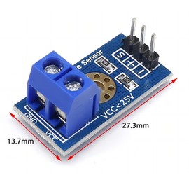 WWZMDiB Voltage Detection Module DC 025V Voltage Sensor for Arduino (10Pcs)