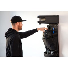 Hiplok ORGANIZER Cycling Accessories Storage Wall Pocket Black LxW: 85cm x 36cm