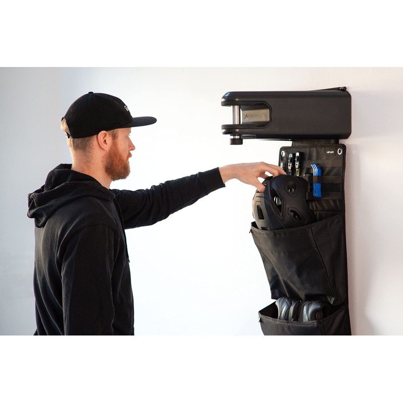 Hiplok ORGANIZER Cycling Accessories Storage Wall Pocket Black LxW: 85cm