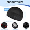 QIYUDA 4 Pcs Silk Satin Cap for Men, Soft Breathable