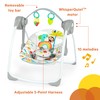 Bright Starts Playful Paradise Portable Compact Automatic Baby Swing with