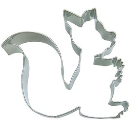 Staedter Squirrel Shape Cookie Cutter, Stainless Steel, Silver, 8 x 8 cm