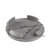 LST 4x Felgendeckel Naben Abdeckung Grau ø 60mm Blende Nabendeckel