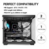 PCCOOLER C3T500 ARGB PC Case Mid Tower Desktop Computer Gaming