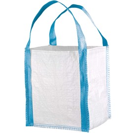 Safetytex Mini Big-Bag White 40 x 40 x 45 cm - Load Capacity 300 kg - Disposal Bags for Waste, Building Materials and Bulk Goods - Bulk Container - BigBag - Big Pack - Transport Bag (Pack of 10)