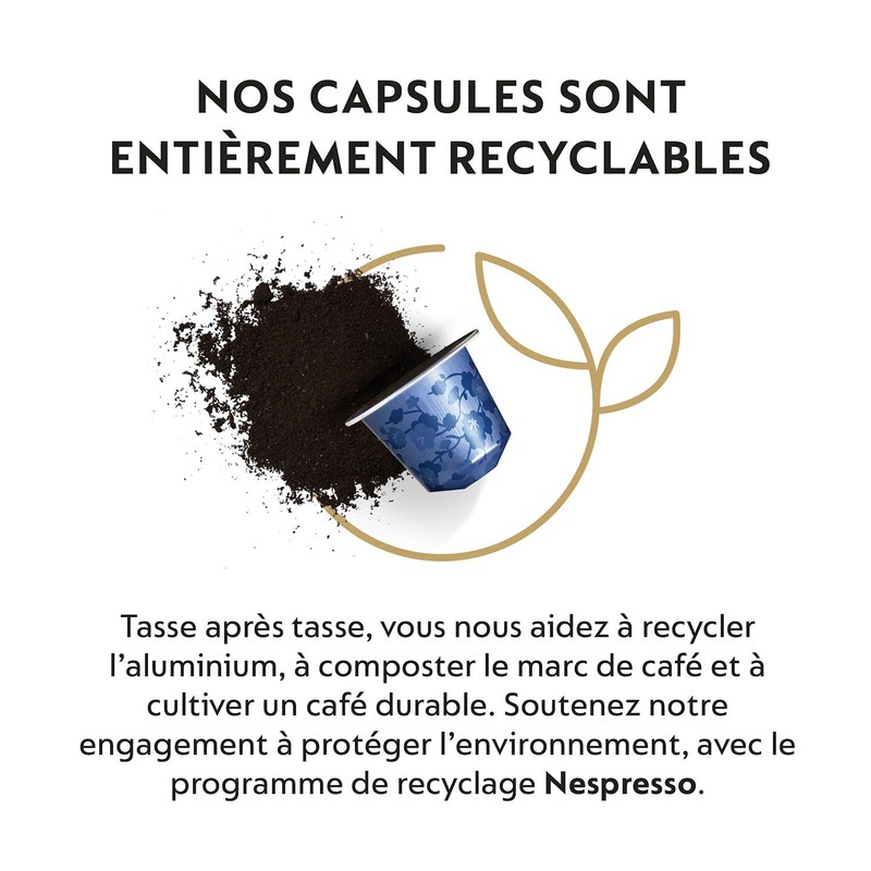 Nespresso Vivalto Lungo Flavour Coffee Capsules Pods Original 5 Sleeves