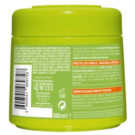 Garnier Fructis Smooth & Shine Hair Mask Tightens and Nourishes with Liquid Vegetable Keratin and Argan Oil - 300ml