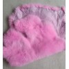 Natural Tanned Rabbit Fur Hide (11" by 14" Rabbit Pelt