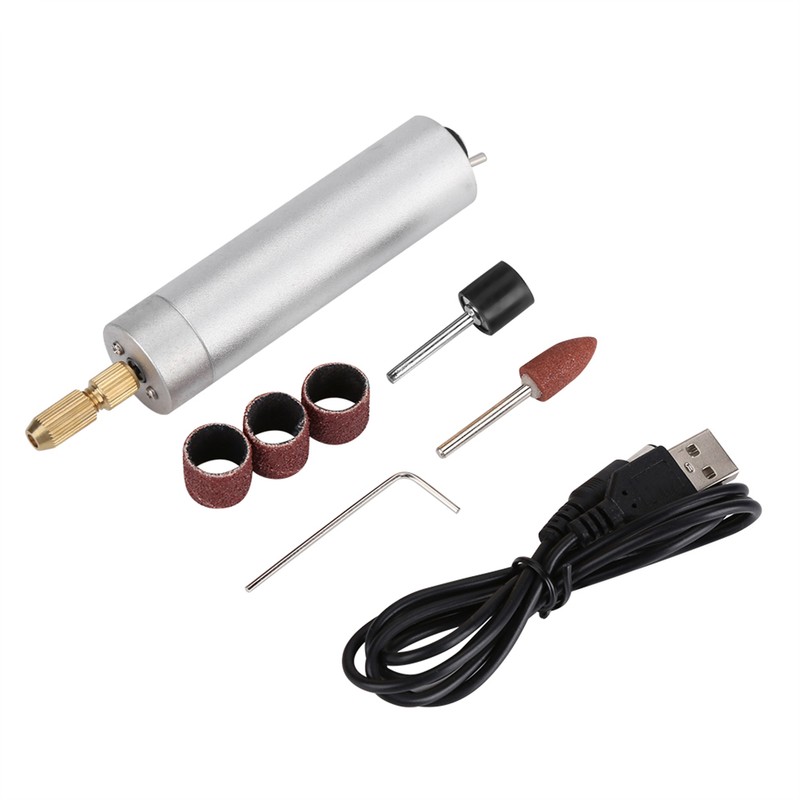 USB Mini Electric Drill DIY Grinding Polishing Engraving Machine Tools