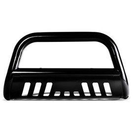 TLAPS 7422442843817 Compatible with 2004-2012 Chevy Colorado/GMC Canyon Black Classic Style Bull Bar Guard with Skid Plate