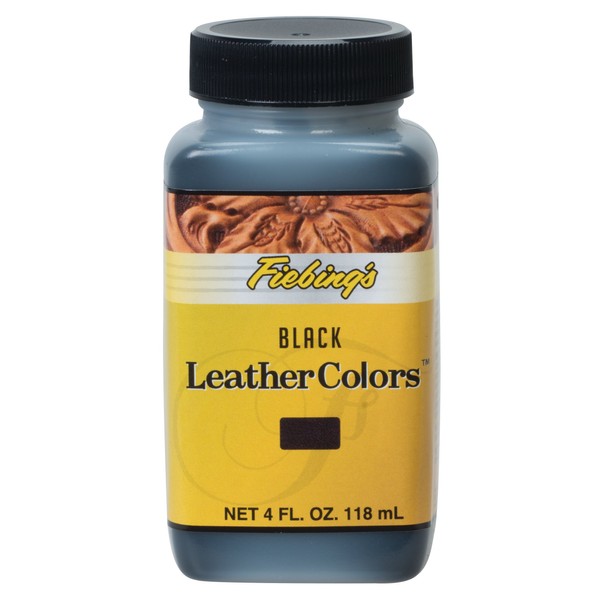 Fiebing's Leathercolors 4 oz, Black,50-2026-BK