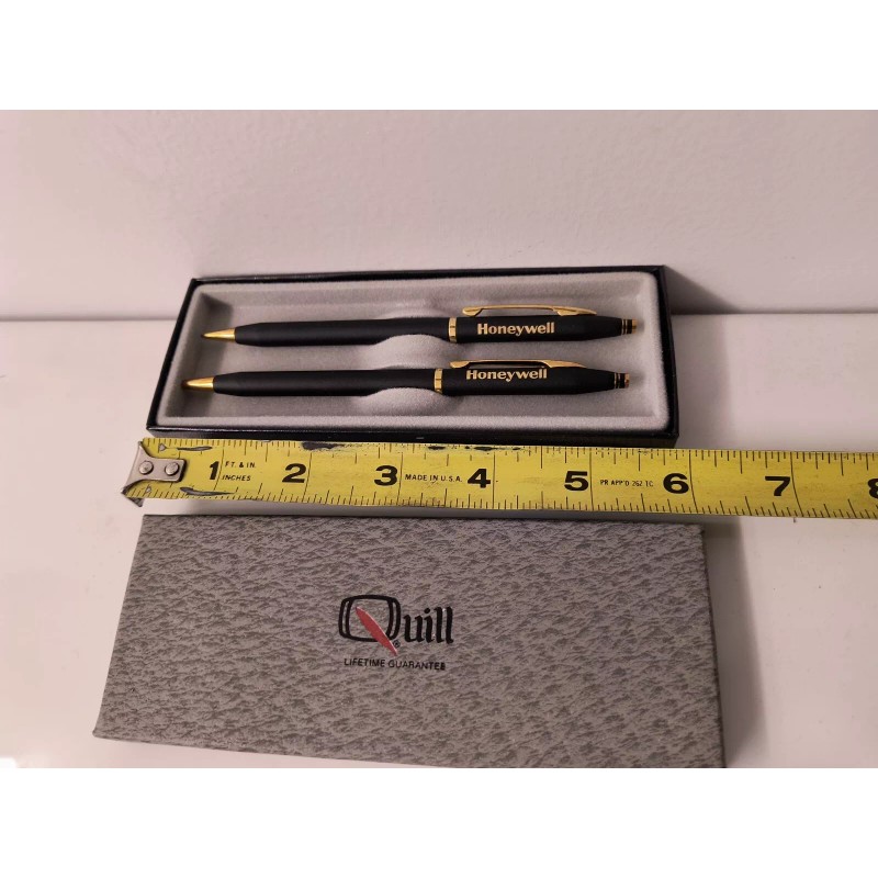 Quill Vintage HONEYWELL Quill Pen and Pencil Set - Never