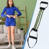 Workout Stretch Bands,3-Hole Resistance Stretcher - Adjustable 3-Hole Resistance Stretcher