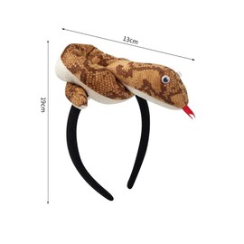 [Wovzoe] Cute Snake Design Headband Perfect for 2025 Year Animal Cosplay Item (styleA)