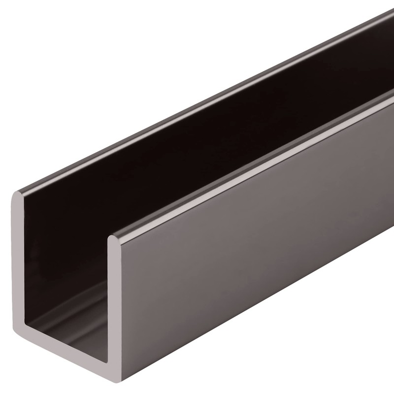 CRL SDCD12PN Polished Nickel 1/2" Fixed Panel Shower Door Deep