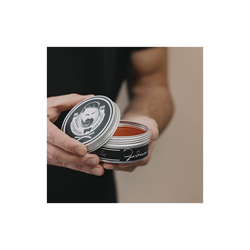BEARDMAN - Pomada Strong, Base de Agua, Peinado Fijado y