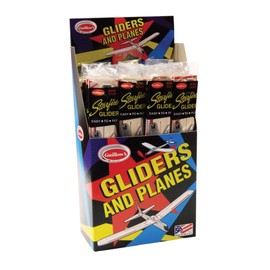 FireStar Guillow's #35 Starfire 24-Piece Retail Display Pack Toy Balsa Wood Flying Airplanes