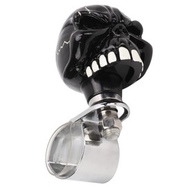 Steering Wheel Knob Fit Skull Design Power Handle for Cars Trucks Tractors Boats Easy Install One Hand Control Non Slip Grip
