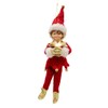 Kurt Adler 10-Inch KSA Kringles Red & Gold Elf Ornament